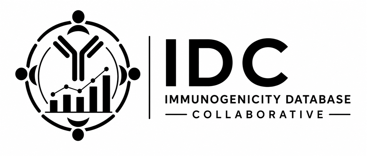 IDC Immunogenicity Database Collaborative logo banner